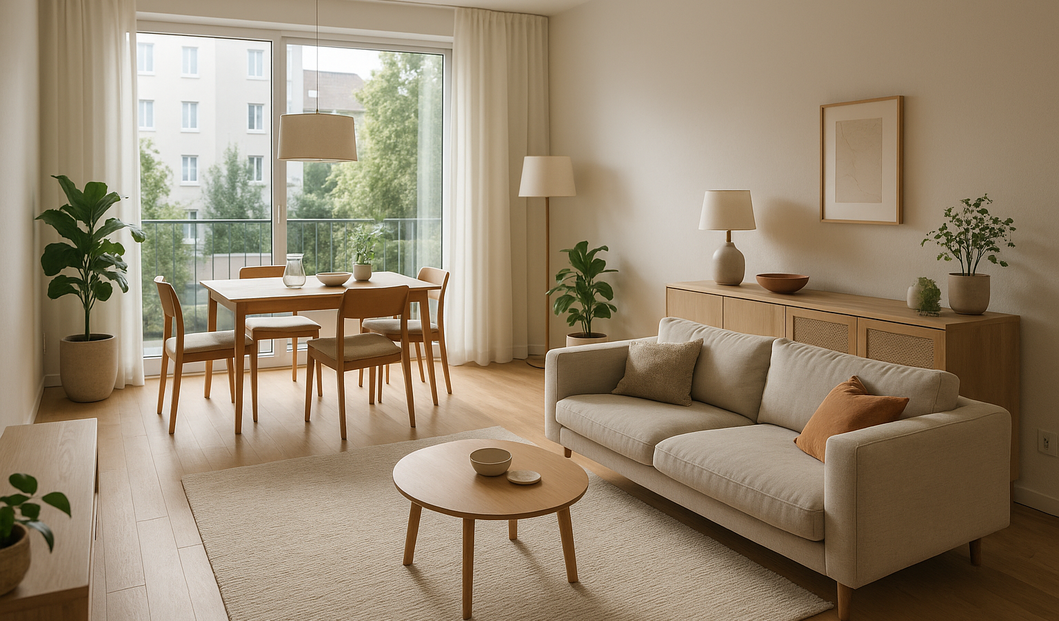 Wohn-Esszimmer einrichten: Ideen für einen stimmigen Kombi-Raum