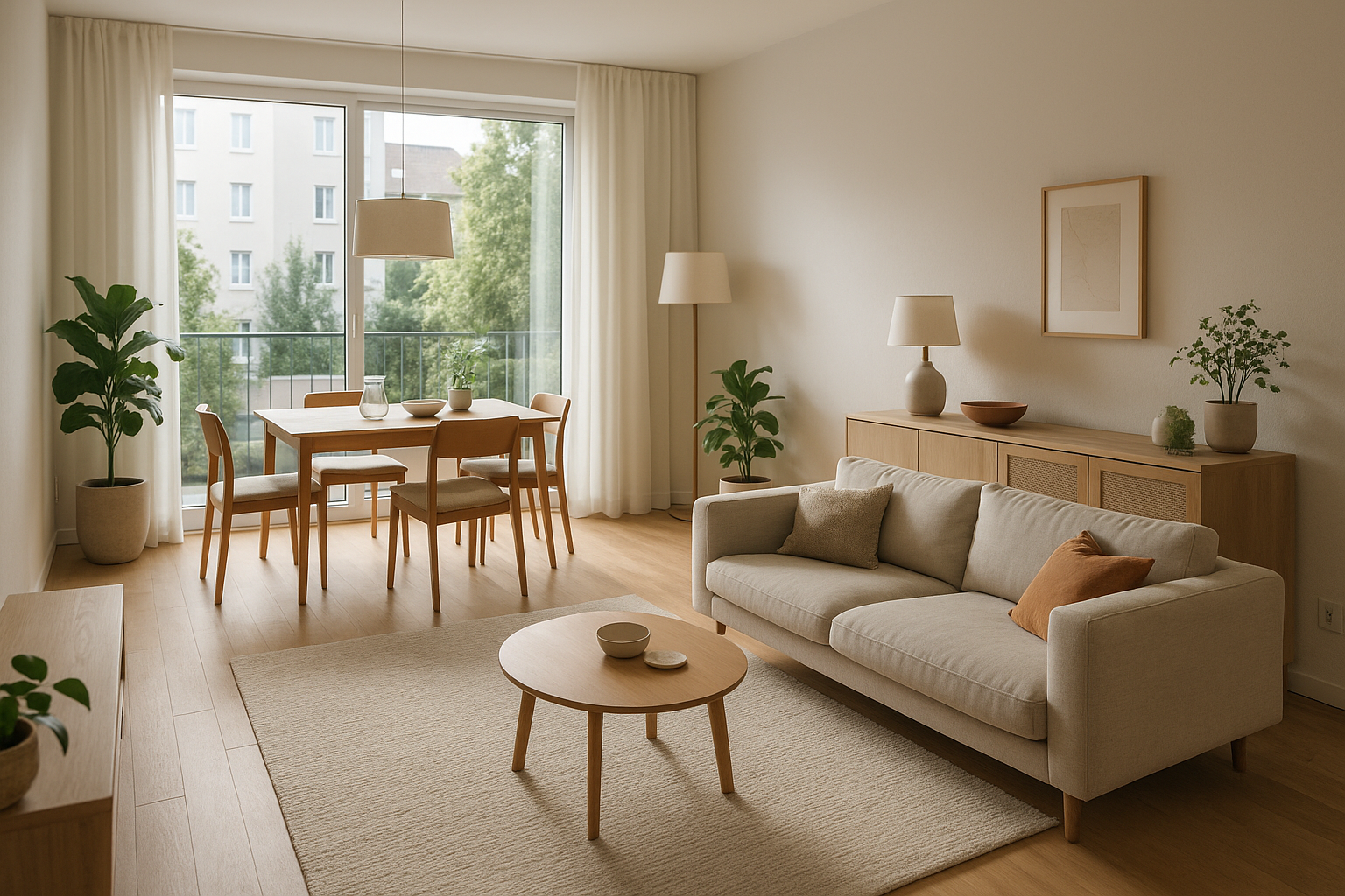 Wohn-Esszimmer einrichten: Ideen für einen stimmigen Kombi-Raum