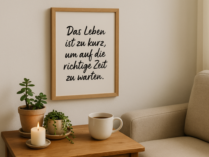 Die 50 schönsten Sprüche über das Leben ruhig genießen