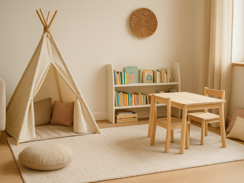Kinderträume wahr machen: die Spielecke gemütlich und praktisch einrichten