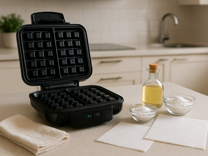 Waffeleisen schonend reinigen mit einfachen Hausmitteln