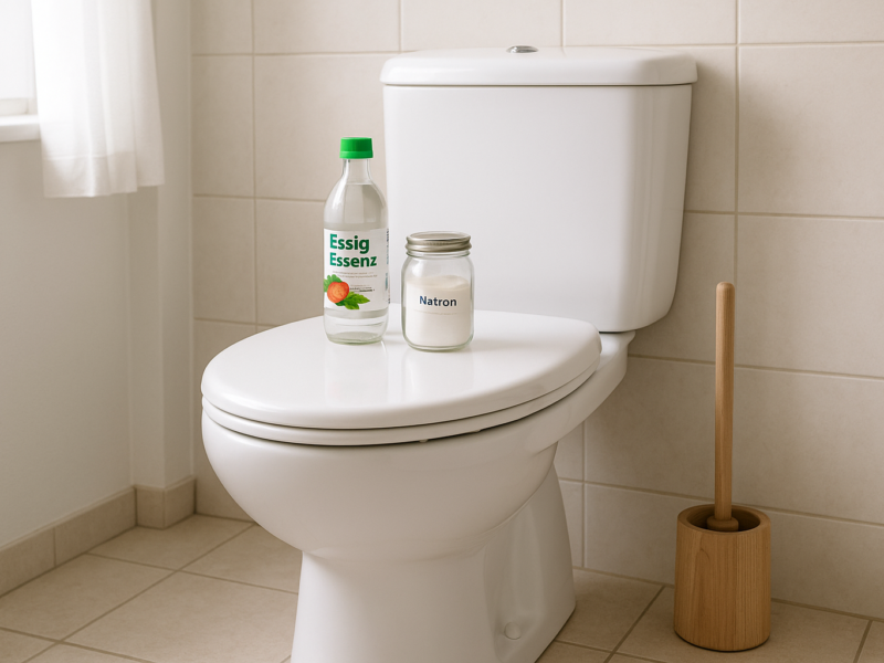 WC mit Hausmitteln reinigen ohne aggressive Chemie